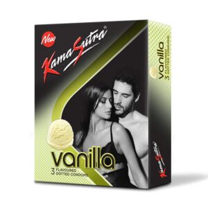 Kamasutra Vanilla Flavoured Condom - (3N)