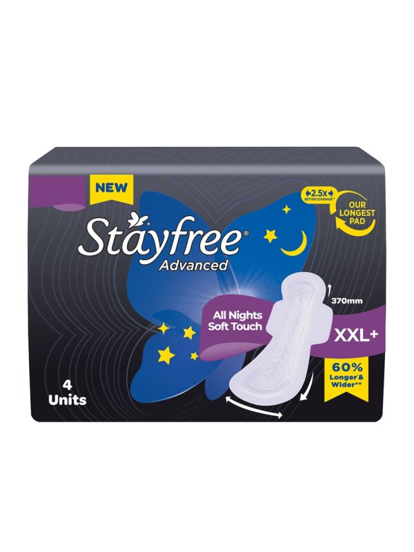 Stayfree Advanced All Night Soft Touch XXL+ - (4 units)