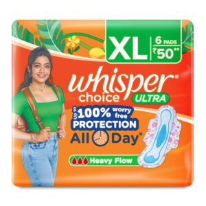 Whisper Choice Ultra 100% Protection Pads XL - (6 pads)